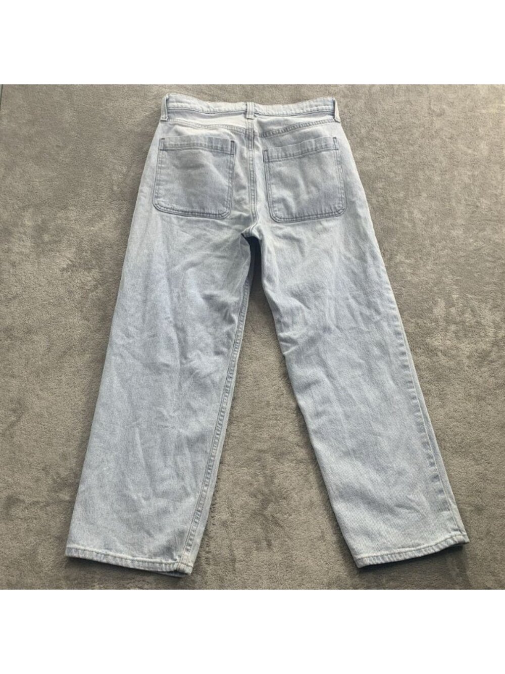 Hollister Baggy Jeans Mens 31x28” Blue Light Wash Denim Cotton Blend Casual - Picture 10 of 12